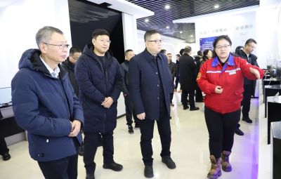 山南市政企代表团一行莅临网信快3调查调研